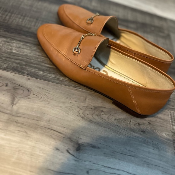 Sam Edelman Loraine Leather Loafers with Horsebit Detail - Saddle Sz 11 - Picture 4 of 7